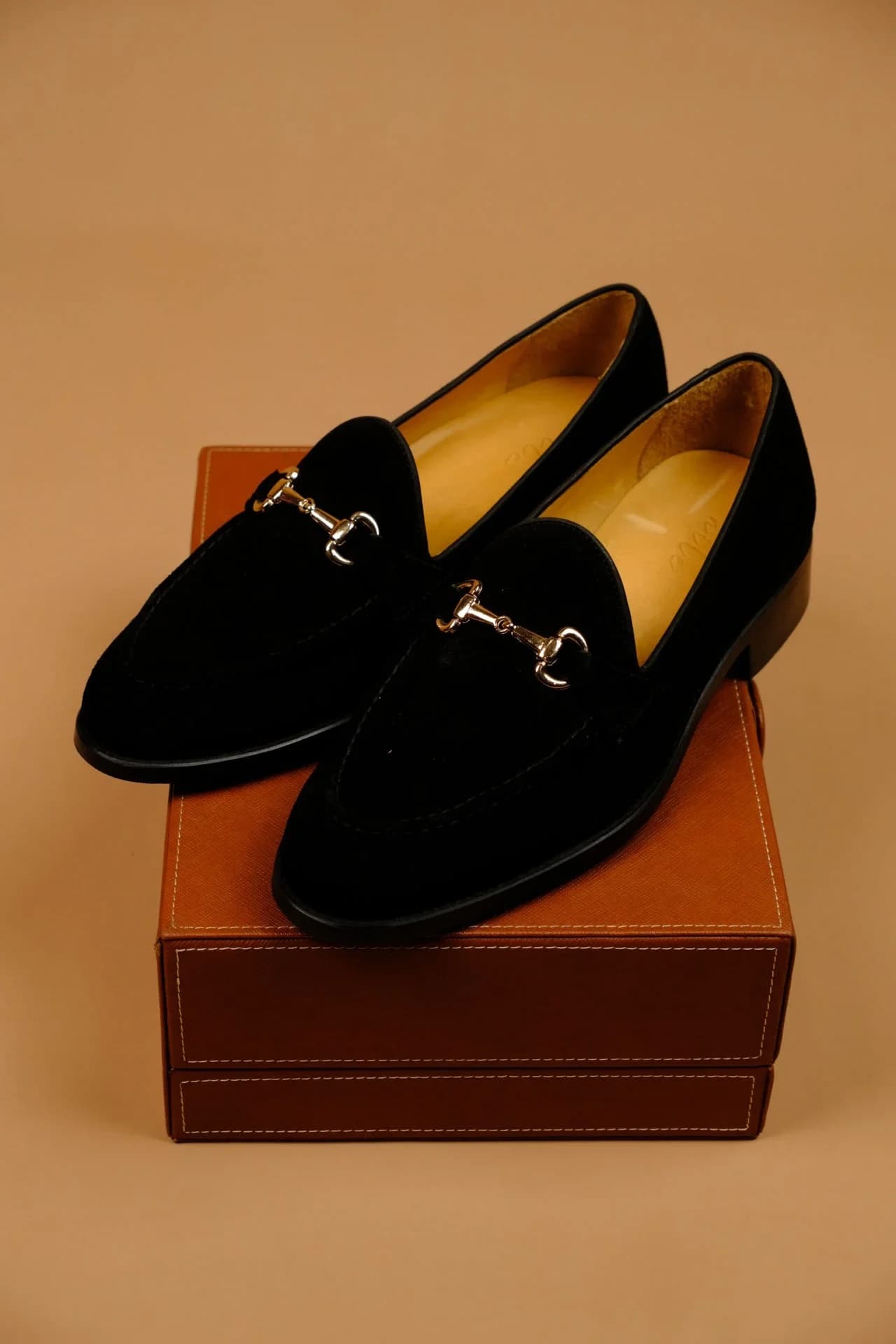Horsebit Suede